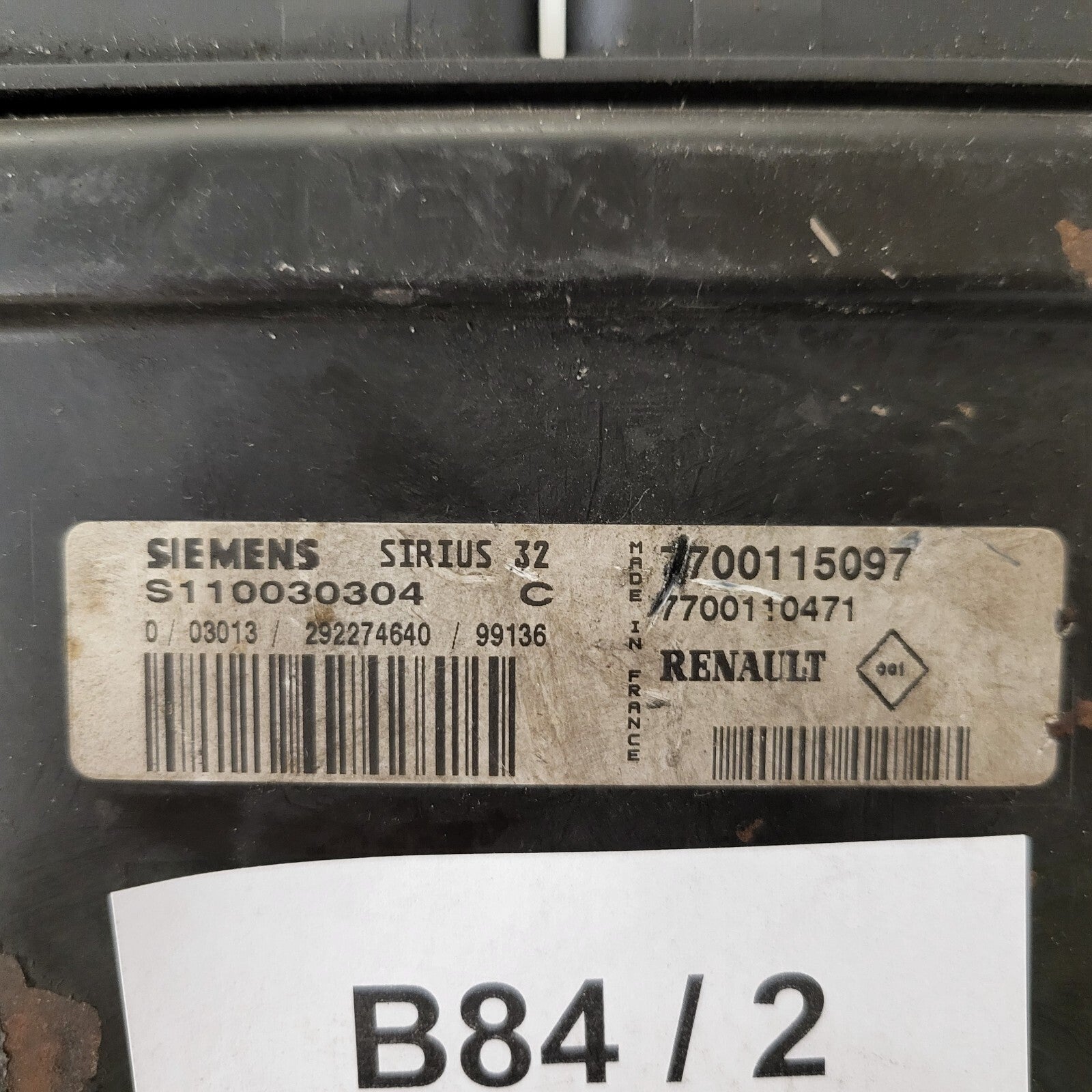 Renault ECU / S110030304C / 7700115097 / 7700110471 / S110030304 / SIRIUS 2