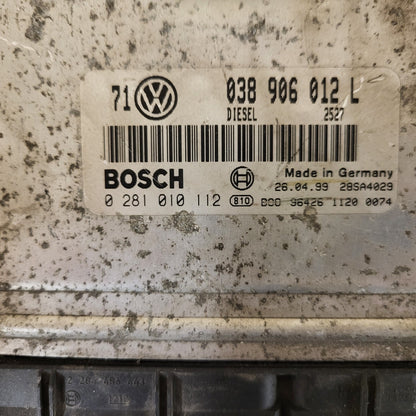 VW GOLF 4 ECU / 038906012L / 0281010112 / BOSCH