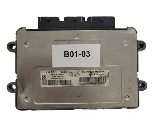 PEUGEOT CITROEN ECU / V34.1 / V29009427 / V29009427A CMDE9675916480 HW9666591380 - B01-03