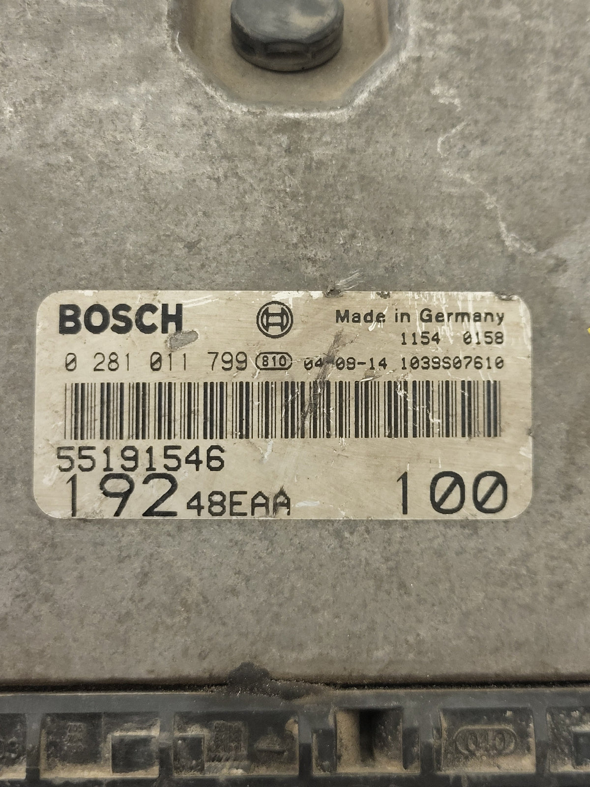 3x Fiat STILO 1.9 ECU / 0281011799 / 55191546 / BOSCH BULK STOCK