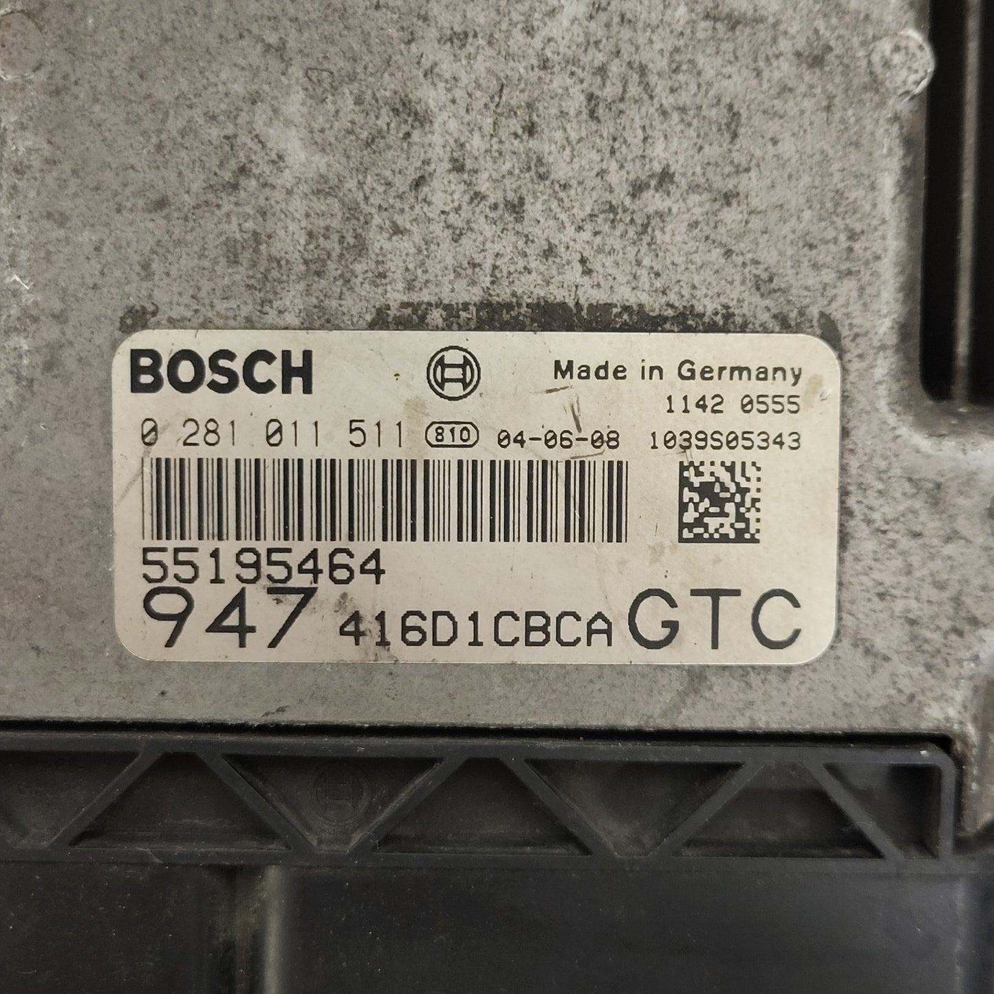 ALFA ROMEO GT ECU / 0281011511 / 55195464/ BOSCH