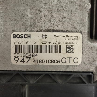 ALFA ROMEO GT ECU / 0281011511 / 55195464/ BOSCH