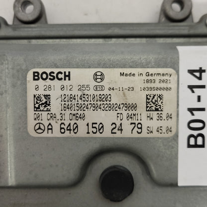 Mercedes a W169 ECU / 0281012255 / A6401502479 / CRA.31 / OM640 BOSCH