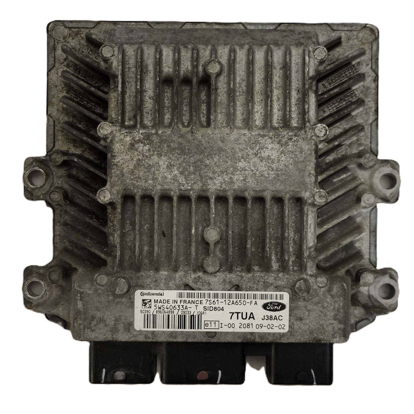 FORD FIESTA 1.4 ECU / 7S61-12A650-FA / 5WS40633A-T / 7TUA / SID804 / CONTINENTAL