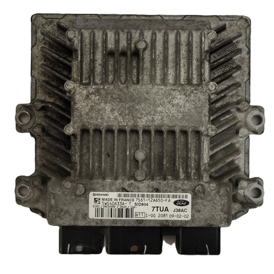 FORD FIESTA 1.4 ECU / 7S61-12A650-FA / 5WS40633A-T / 7TUA / SID804 / CONTINENTAL
