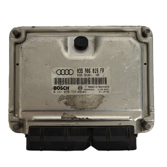 VW AUDI ECU / 038906019FP / 0281010729 / EDC15P+ / BOSCH