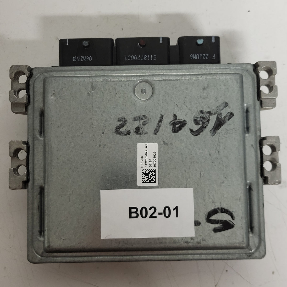 FORD S-MAX ECU / 6G91-12A650-MJ / 5WS404161-T / SID206 / 7FBJ / SIEMENS - B02-01 - 3