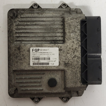 Fiat Punto ECU / MJD 6JF.P3 / 55195817 / HW01BM / 71600.053.00 / MAGNETI MARELLI