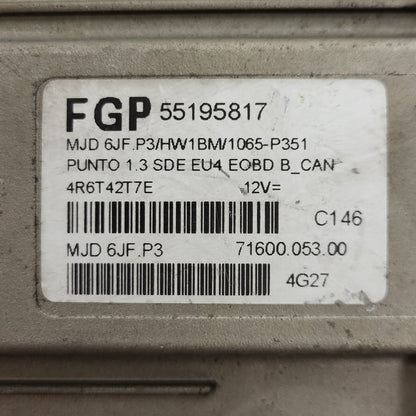 VW AUDI ECU / 038906019FP / 0281010729 / EDC15P+ / BOSCH