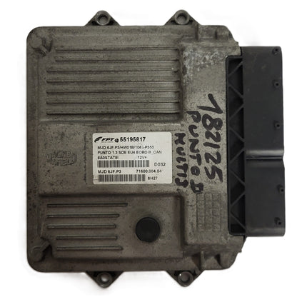 Fiat Punto ECU / MJD 6JF.P3 / 55195817 / HW01B / 71600.004.04 / MAGNETI MARELLI