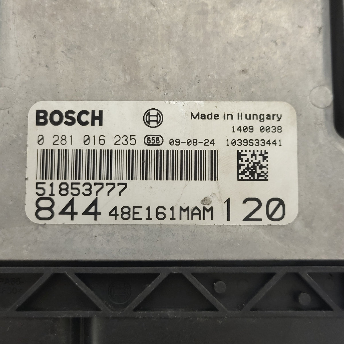 3x LANCIA DELTA ECU / 0281016235 / 51853777 / 1039S33441 / BOSCH BULK STOCK