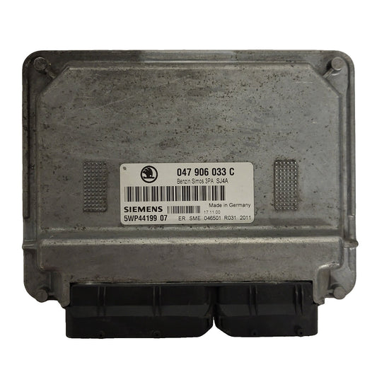 5x ŠKODA FABIA ECU / 047906033C / 5WP44199 07 / SIMOS 3PA / SIEMENS BULK STOCK