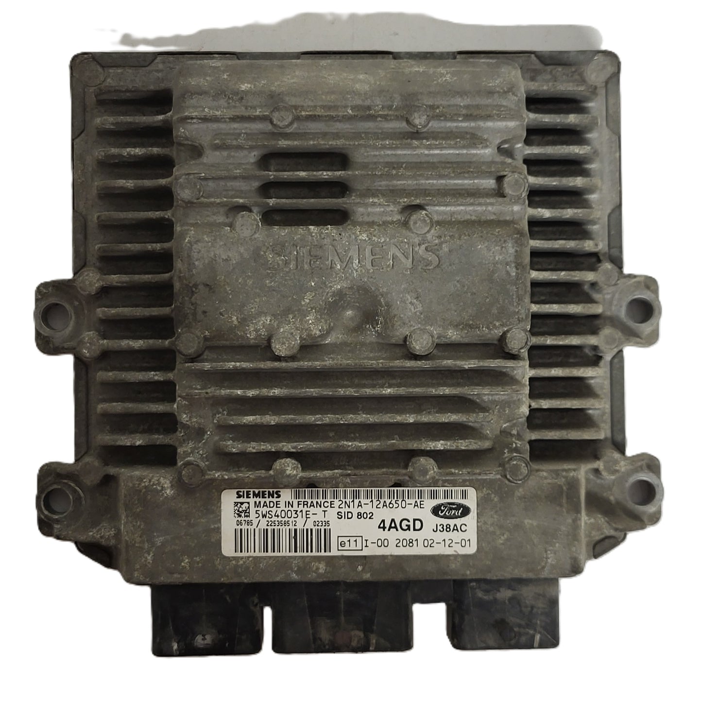 FORD FUSION ECU / 2N1A-12A650-AE / 5WS40031E-T / SID802 / 4AGD / SID802 SIEMENS