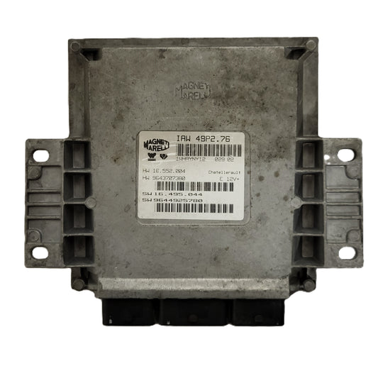 PEUGEOT 206 ECU / IAW 48P2.76 / 9643707380 / 9644925780 / MAGNETI MARELLI