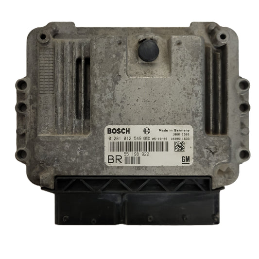 OPEL ZAFIRA B ASTRA H ECU / 0281012549 / 55198922 / BOSCH
