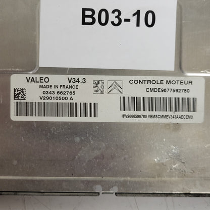 PEUGEOT CITROEN PSA / 0281012467 / 9662212480 / 9653958980 / EDC16C34 / BOSCH