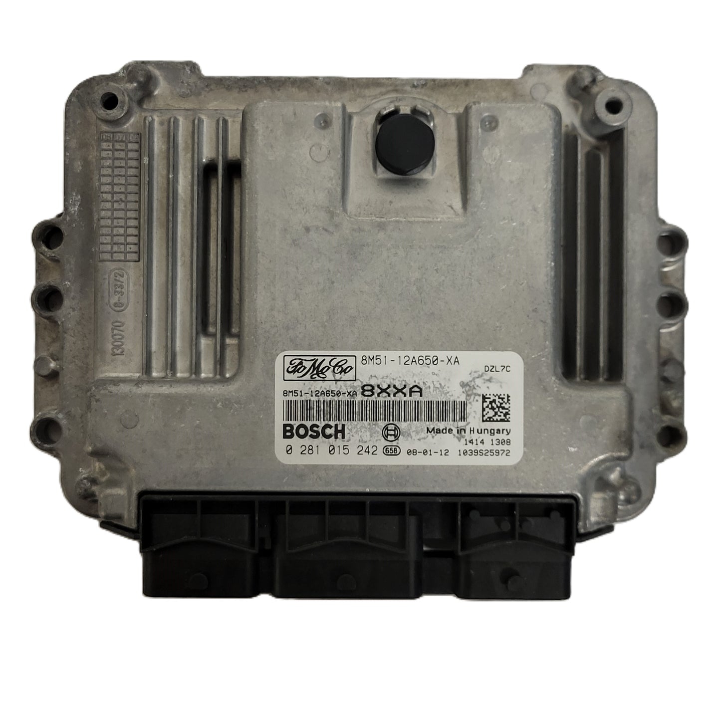 FORD FOCUS ECU / 8M51-12A650-XA / 0281015242 / 8XXA / DZL7C / BOSCH