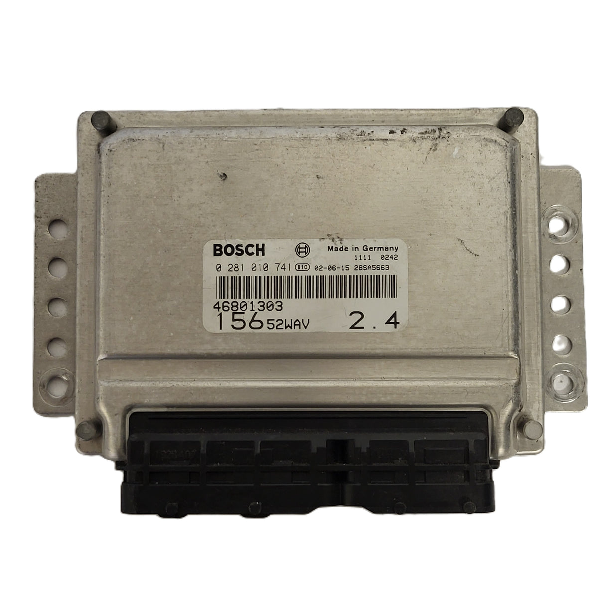 ALFA ROMEO 156 12.4 JTD  ECU / 0281010741 / 46801303 / BOSCH - B03-19 - 1