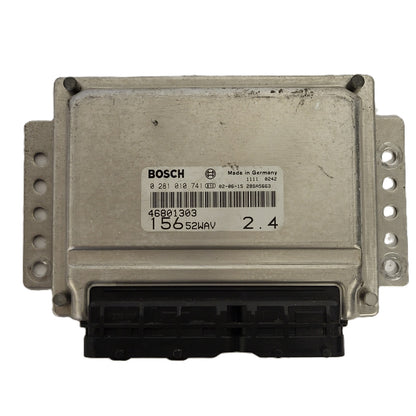 ALFA ROMEO 156 12.4 JTD  ECU / 0281010741 / 46801303 / BOSCH - B03-19 - 1