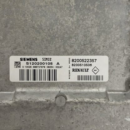 Renault Clio 3 ECU / S120200105A / 8200522357 / 8200510536 / SIM32 / S120200105