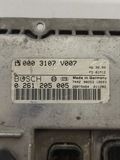 SMART FORTWO ECU / 0261205005 / 0003107V007 / BOSCH - B03-23 - 2