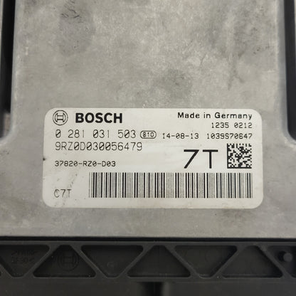 HONDA CIVIC ECU / 0281031503 / 37820-RZ0-D03 / 9RZ0D030056479 / BOSCH - B04-01 - 2
