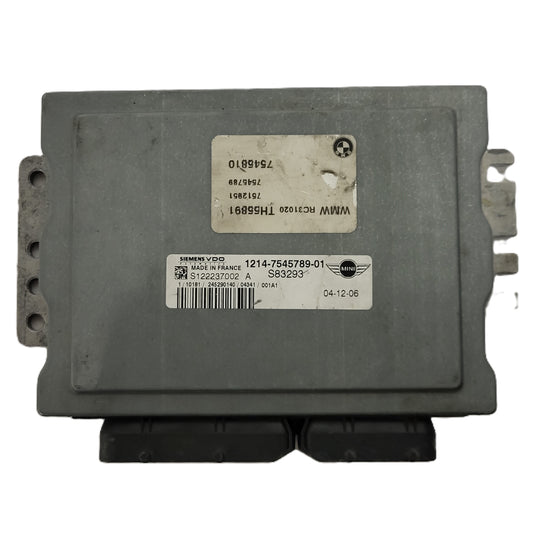 MINI COOPER R50 ECU / S122237002 / S122237002A 7545810 / 1214-7545789-01 S83293