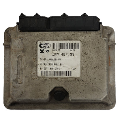 FIAT MULTIPLA ECU IAW 4EF.G3 / 51761337 / 61601 079.03 / HW226 / MAGNETI MARELLI