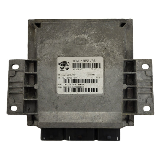 PEUGEOT 206 ECU / IAW 48P2.76 / 9648620880 / 9645989480 / MAGNETI MARELLI