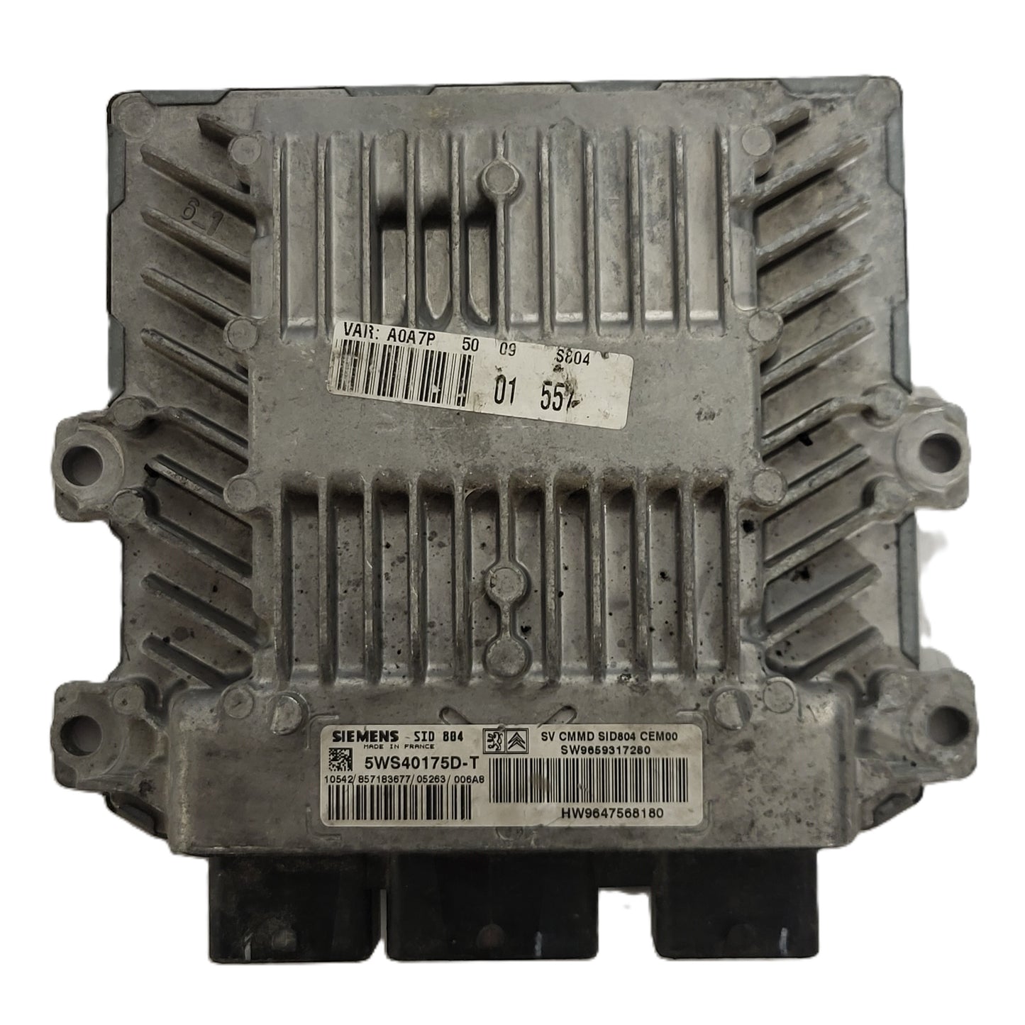 PEUGEOT CITROEN  ECU / 5WS40175D-T / SW9659317280 / HW9647568180  / SID804