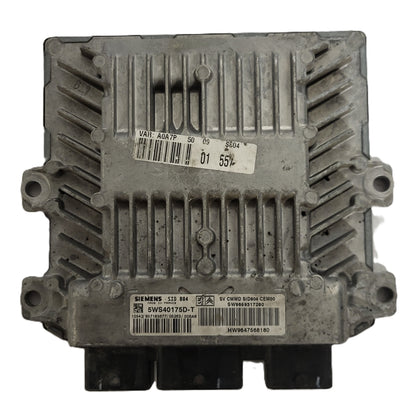 PEUGEOT CITROEN  ECU / 5WS40175D-T / SW9659317280 / HW9647568180  / SID804