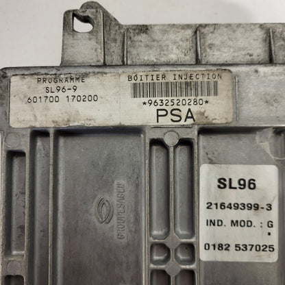 CITROEN XSARA 1.4 ECU / 9632520280 / 21649399-3 / SL96-9 / SAGEM