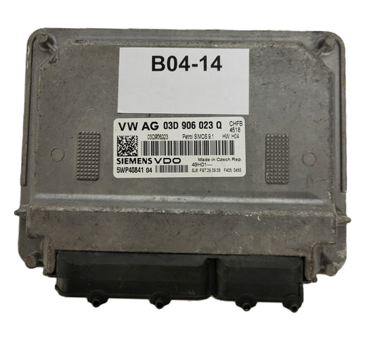 VW ECU / 03D906023Q / 5WP40841 04 / SIMOS 9.1 / SIEMENS