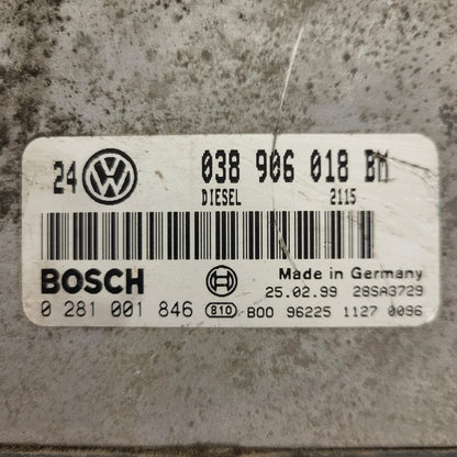 VW GOLF 4 1.9 ECU / 038906018BM / 0281001846 / 038906018 / BOSCH