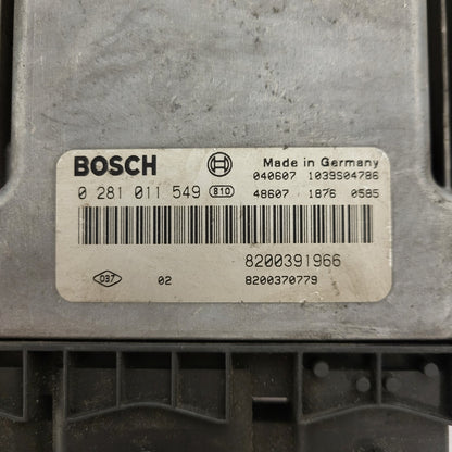 Renault ECU / 0281011549 / 8200391966 / 8200370779 / BOSCH