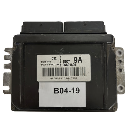 CHEVROLET MATIZ ECU / 96801800 / 5WY5407A / 1BOT / 9A / D32