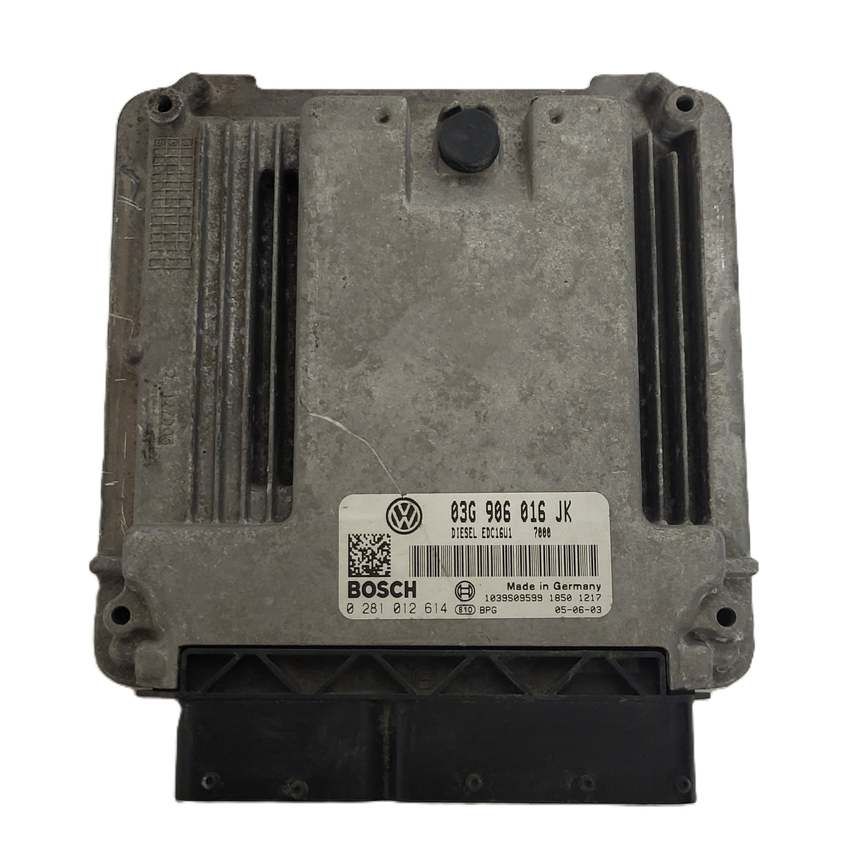 VW VAG ECU / 03G906016JK / 0281012614 / EDC16U1 / 03G906016 / BOSCH - B04-22 - 1