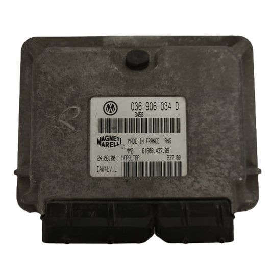 VW POLO ECU / 036906034D / IAW4LV.L / 61600.437.09 / 036906034 MAGNETI MARELLI