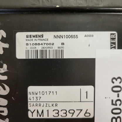 ROVER 75 2.0 ECU / S108847002B / NNN100655 / S108847002 / SIEMENS
