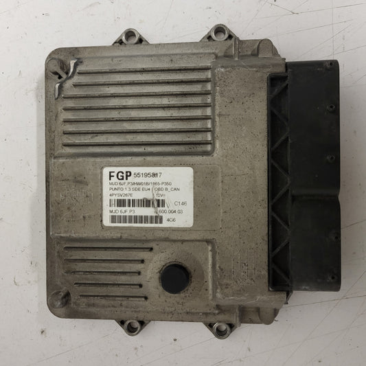 FIAT PUNTO ECU / MJD 6JF.P3 / 55195817 / HW1B / 71600.004.03 / MAGNETI MARELLI