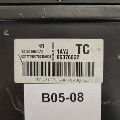 CHEVROLET KALOS ECU / S010016040A9 / 96376652 / 1AYJ