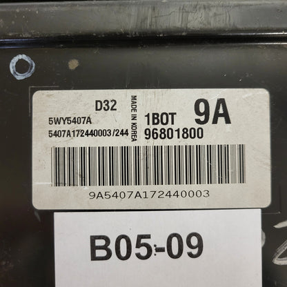CHEVROLET MATIZ ECU / 96801800 / 5WY5407A / 1BOT / 9A / D32