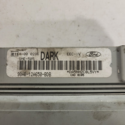 FORD ESCORT ECU / 98AB-12A650-BDB / 98AB12A650BDB / SME-505/ VISTEON