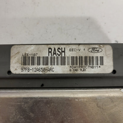 FORD FIESTA ECU / 97FB-12A650-ARC / RASH / LEE-107 / EEC-V