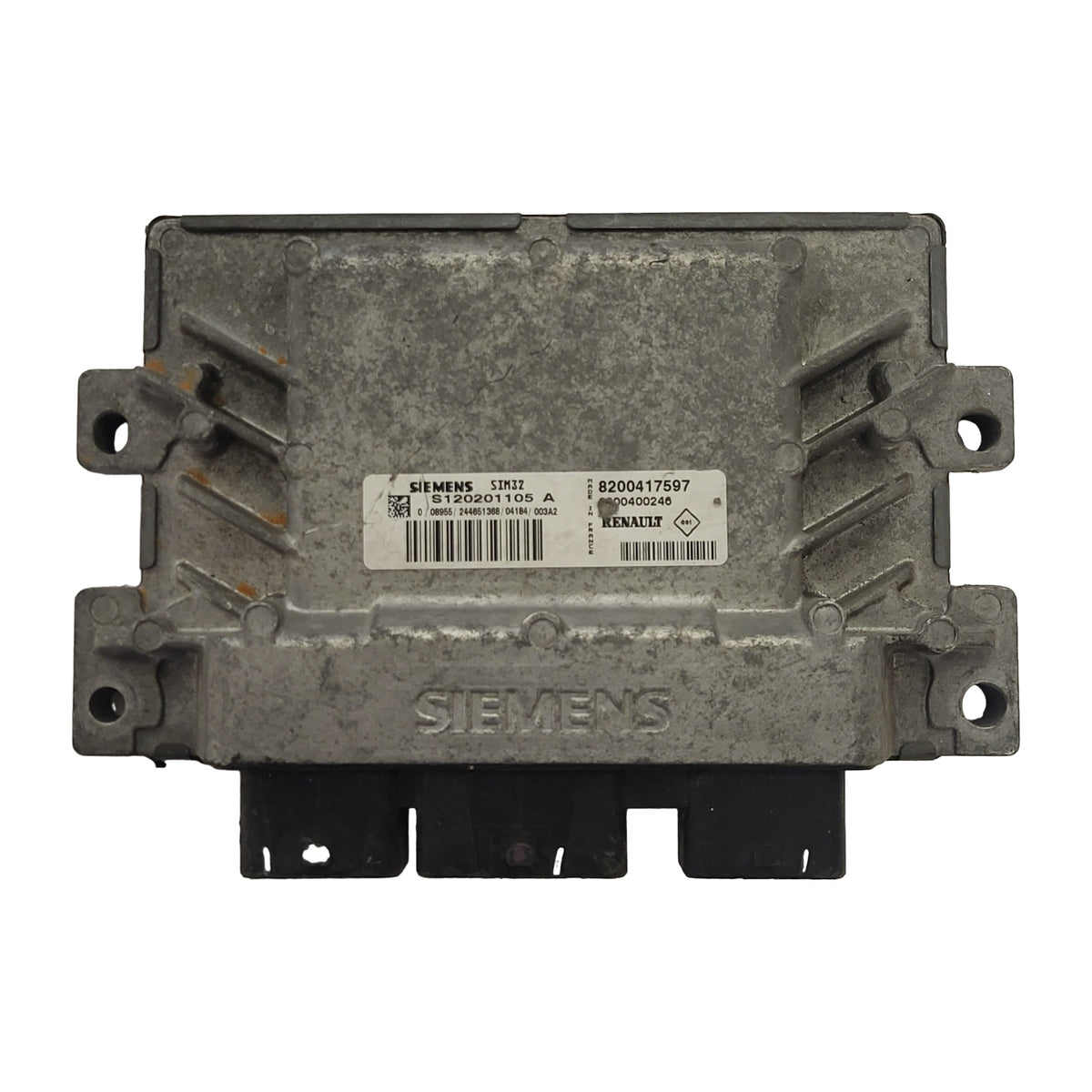 RENAULT ECU / S120201105 / S120201105A / SIM32 / 8200417597 / 8200400246 - B05-17 - 1