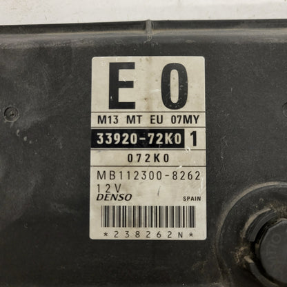 SUZUKI SWIFT ECU / MB112300-8262 / 33920-72K0 / DENSO