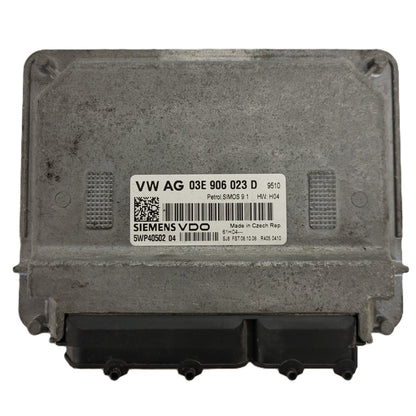 VW SEAT ŠKODA ECU / 03E906023D / 5WP40502 04 / SIMOS 9.1 / SIEMENS
