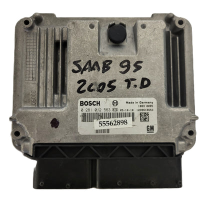 SAAAB 9-5 ECU / 0281012563 / 55562898 / BOSCH