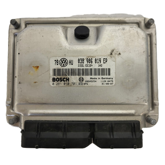 VW GOLF ECU / 038906019EP / 0281010701 / EDC15P+ / 038906019 / BOSCH