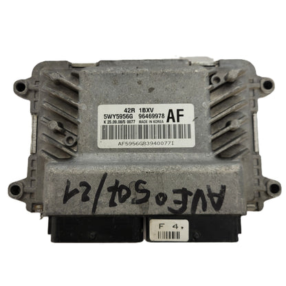 CHEVROLET AVEO ECU / 5WY5956G / 96469978 / 1BXV
